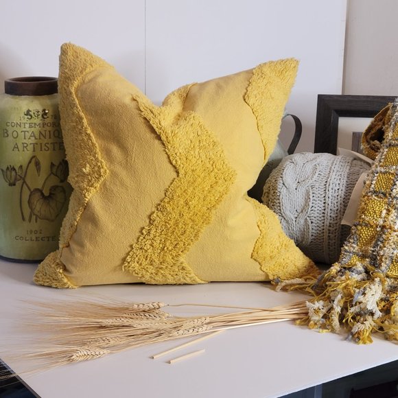 At Home, Nordstrom Other - Accent Pillow, At Home Nordstrom, Goldenrod, 18"x18", NWOT